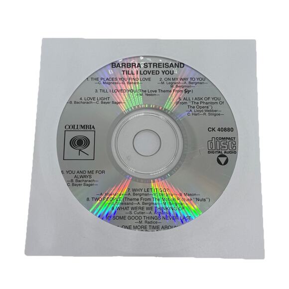 Barbra Streisand - Two CDs: Till I Loved You 1988 The Movie Album 2003 - Sleeves - Picture 2 of 9